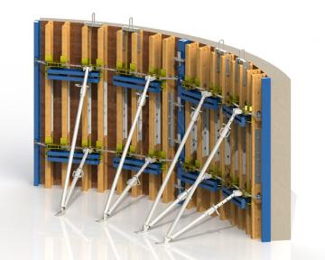 תבניות ליציקת בטון מעוגלות